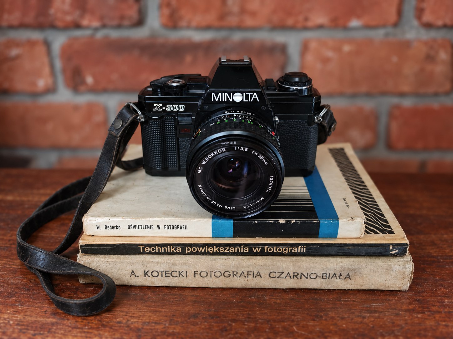Minolta X-300 na książkach fotograficznych